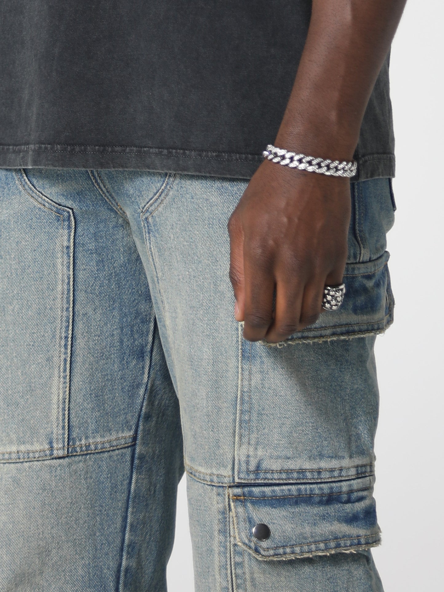 WASHED CARPENTER PANT MID WASH