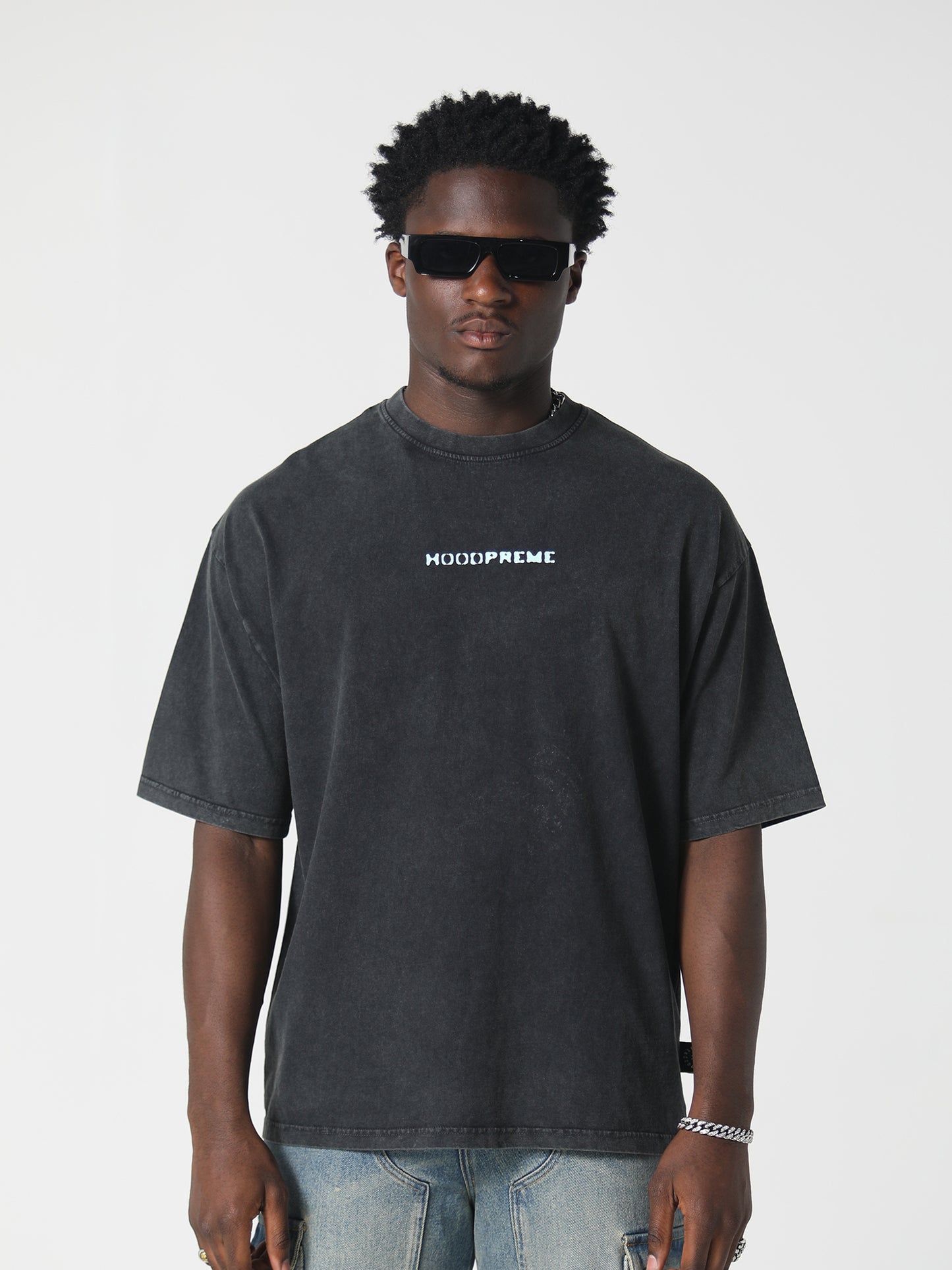 RIB CAGE T-SHIRT WASHED BLACK