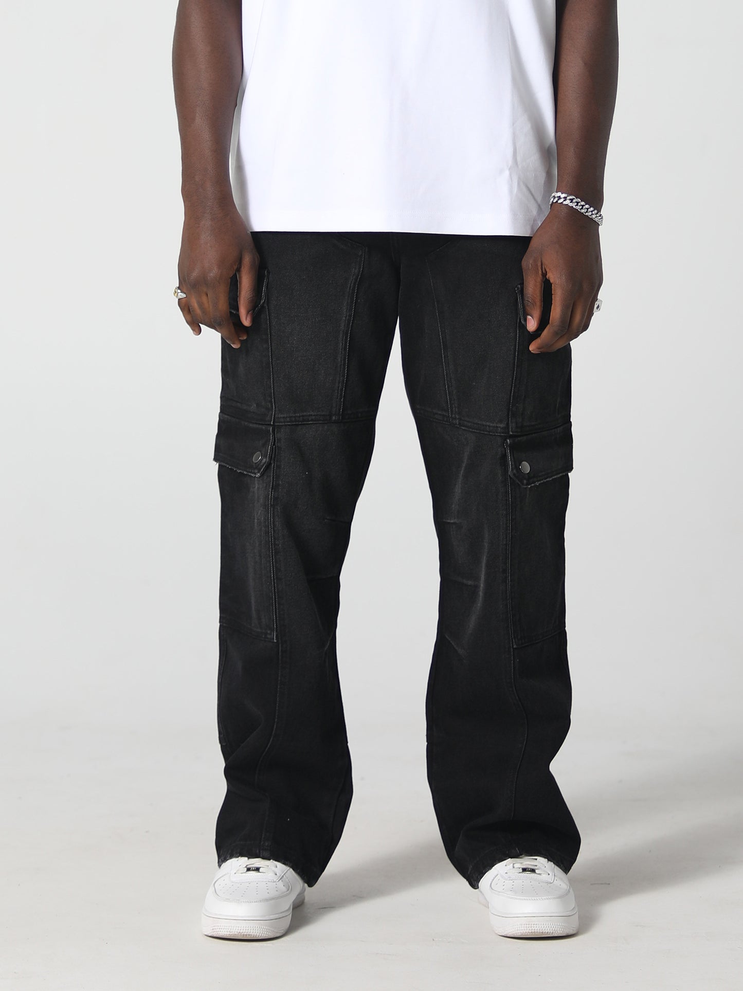 WASHED CARPENTER PANT BLACK