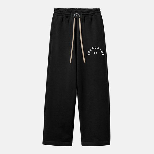 HEAVY APLIQUE JOGGER BLACK